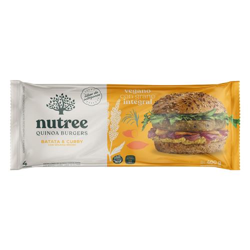 Medallones De Quinoa Batata Y Curry NUTREE 400g