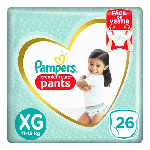 Pañales Pampers Premium Care Pants Xg 26 Un