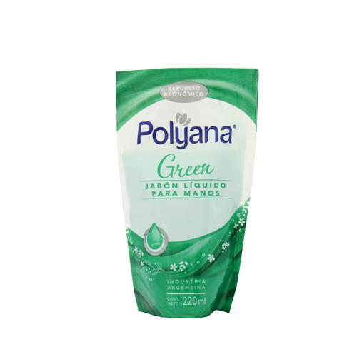Jabon Liquido Green Polyana Doy 220 Ml