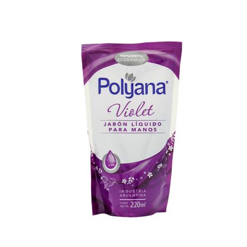 Jabon Liquido Violet POLYANA Doy 220 Ml