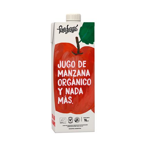 Jugo Orgánico Manzana PURAFRUTTA 1 Ltr