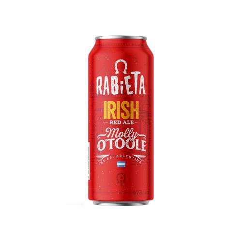 Cerveza Red RABIETA Lata 473 Cc