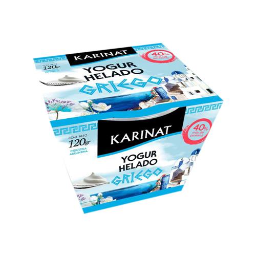 Yogurt Helado Griego Karinat Pot 120 Grm