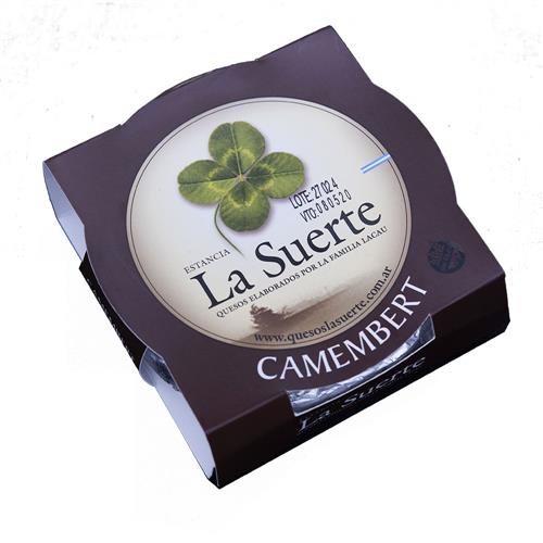 Queso Camembert . LA SUERTE Cja 220 Grm