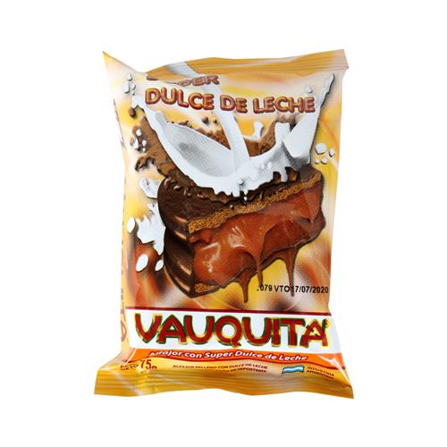 Alfajor Chocolate, C/S Vauquita Fwp 75 Grm