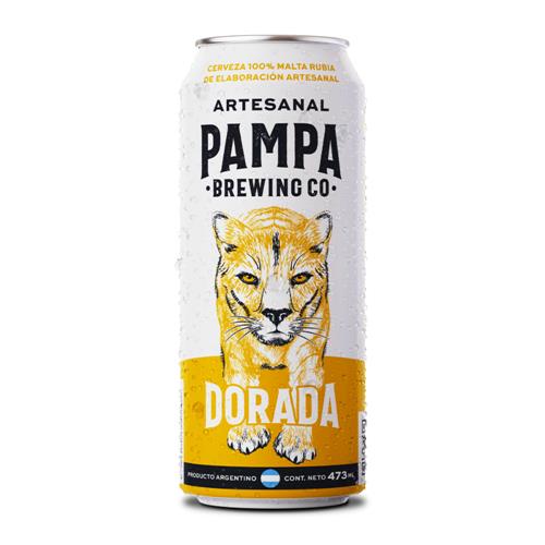 Cerveza Dorada PAMPA BREWING CO Lata 473 Cc