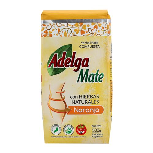 Yerba Mate Cosecha Especi ADELGAMATE Paq 500 Grm