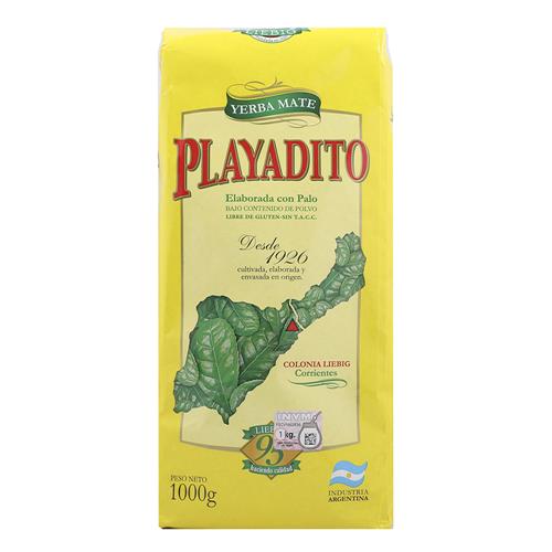 Yerba Mate Suave PLAYADITO 1 Kg