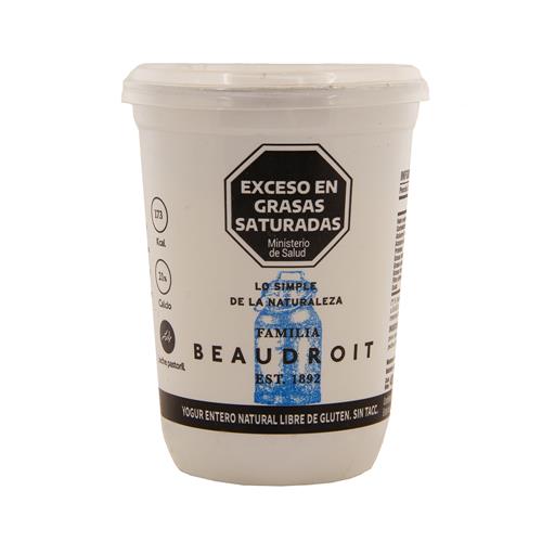 Yogur Natural BEAUDROIT Sin Azúcar 400g