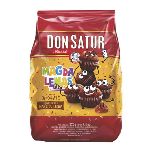 Madalenas Chocolate Rell Don Satur Paq 220 Grm