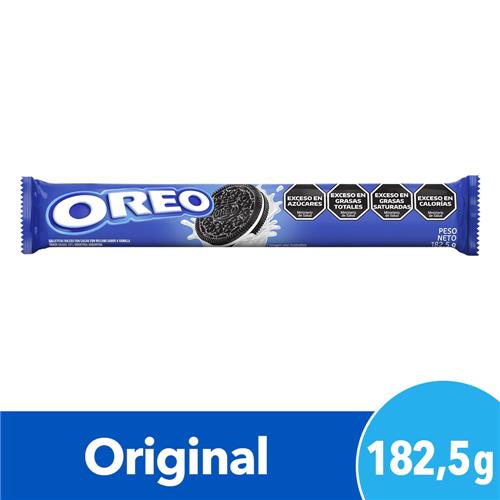Galletitas OREO Rellenas Con Crema Sabor Original 182,5g