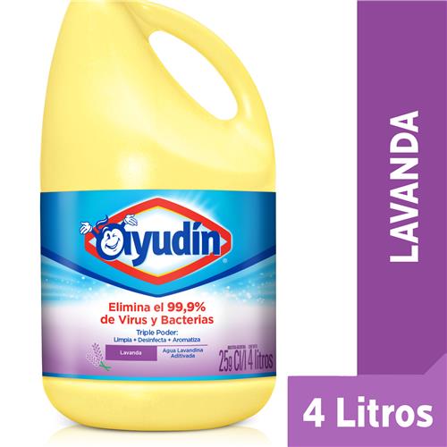 Lavandina AYUDÍN Triple Poder Lavanda 4 L
