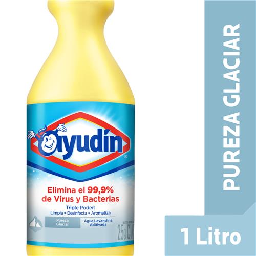 Lavandina AYUDÍN Triple Poder Pureza Glaciar 1l