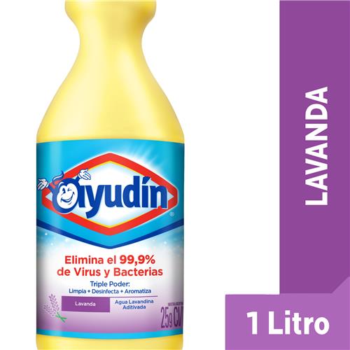 Lavandina AYUDÍN Triple Poder Lavanda 1 L