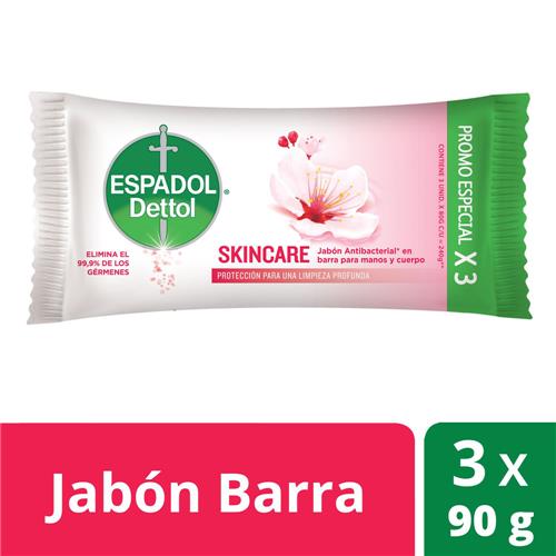 Jabon Antibacteria Skincare X3 Espadol Fwp 240 Grm