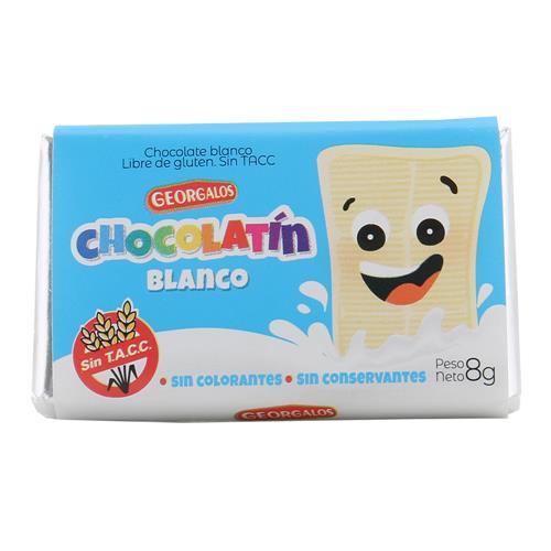 Chocolate Blanco GEORGALOS 8g