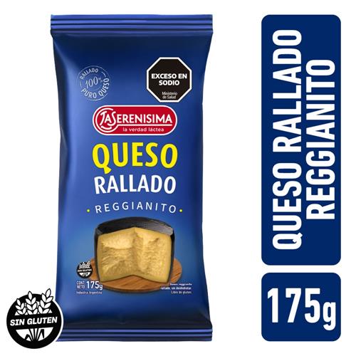Queso Rallado Reggianito LA SERENISIMA 175g