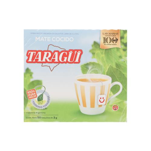 Mate Cocido X50 Saq Filtro Taragui Est 150 Grm
