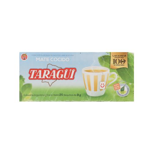 Mate Cocido X25 Saq Filtro Taragui Est 75 Grm