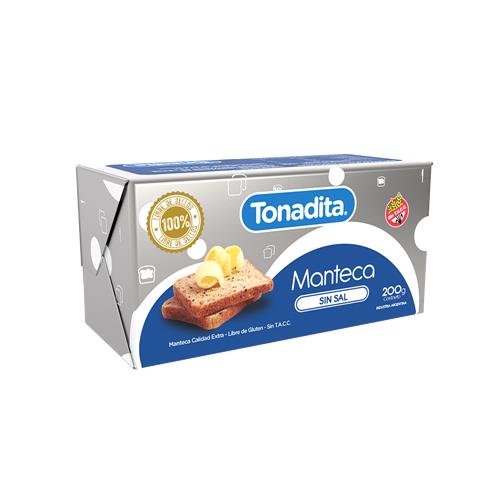 Manteca Sin Sal Tonadita Pan 200 Grm