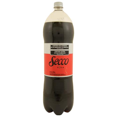 Gaseosa Cola Sin Azúcares Secco Bot 2.25 Ltr