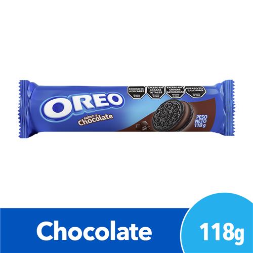 Galletitas OREO Rellenas Con Crema De Chocolate 118g