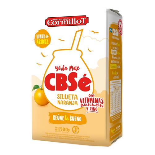 Yerba Mate CBSÉ Silueta Naranja 500 Grm