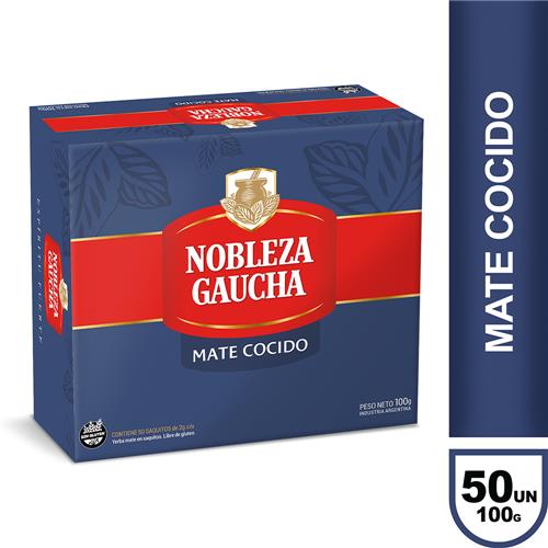 Mate Cocido X50 Saq Nob.Gaucha Cja 100 Grm