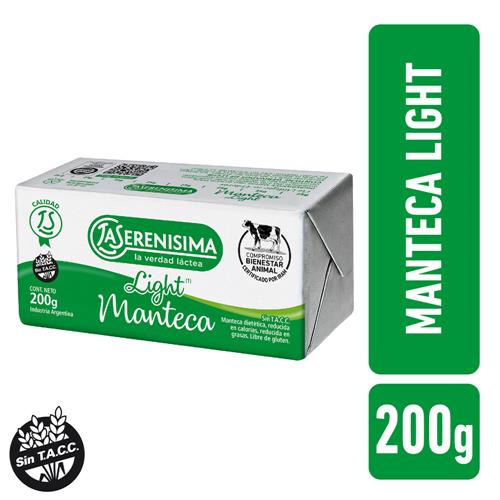 Manteca Light La Serenísima 200 Grm