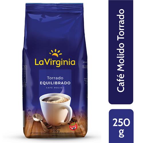 Cafe Molido Torrado Equilibrado LA VIRGINIA 250g