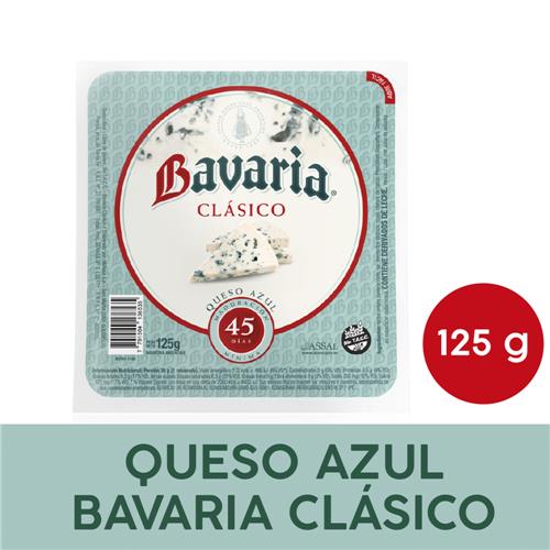 Queso Azul Clasico Bavaria Paq 125 Grm