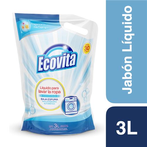 Jabon Liquido Biodegradable ECOVITA Doy 3 Ltr