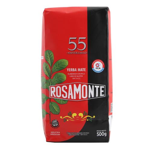 Yerba Mate Rosamonte Aniversario 55 Paq 500 Grm