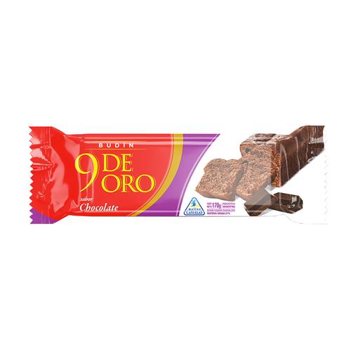 Budin Chocolate 9 De Oro Paq 170 Grm