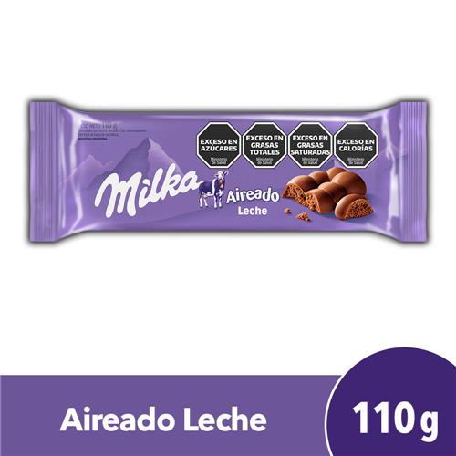 Chocolate MILKA Aireado Con Leche 110g