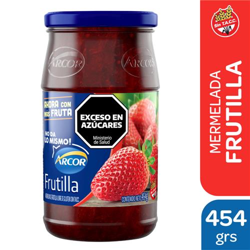 Mermelada Frutilla Arcor Fra 454 Grm