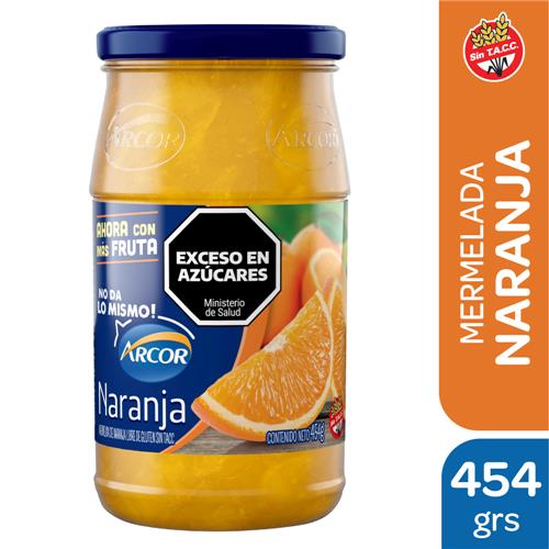 Mermelada Naranja Arcor Fra 454 Grm