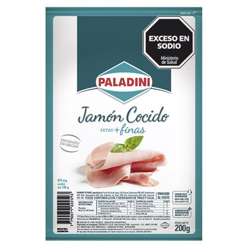 Jamon Cocido Feteado PALADINI 200g