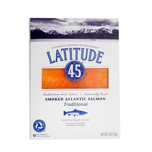 Salmon Rosado Ahumado Feteado LATITUDE 45 113g