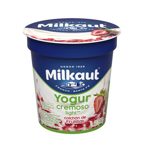 Yogur Cremoso Descremado Light Colchón Milkaut Pot 150 Grm
