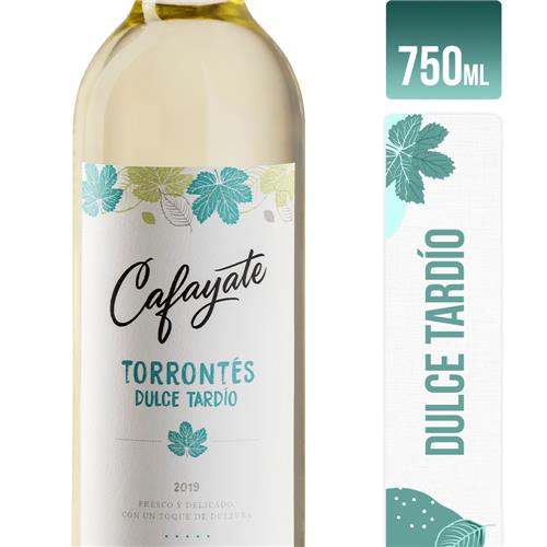 Vino Torrontes Dulce Tardío Cafayate Bot 750 Ml