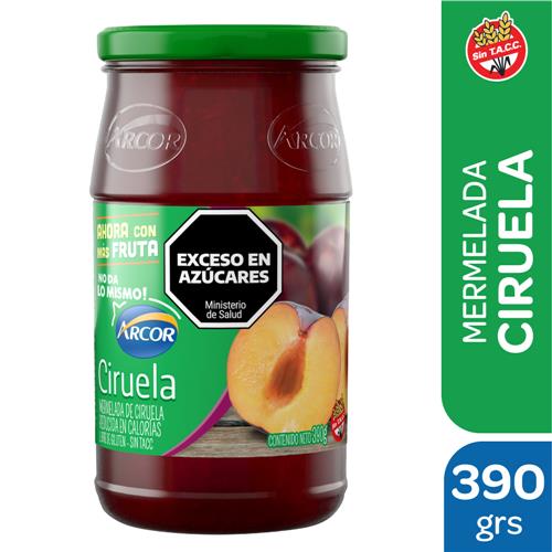 Mermelada Light Ciruela Arcor Fra 390 Grm