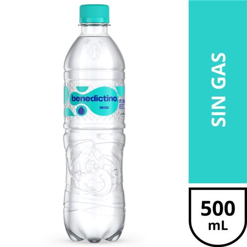 Agua De Mesa BENEDICTINO Sin Gas 500 Ml