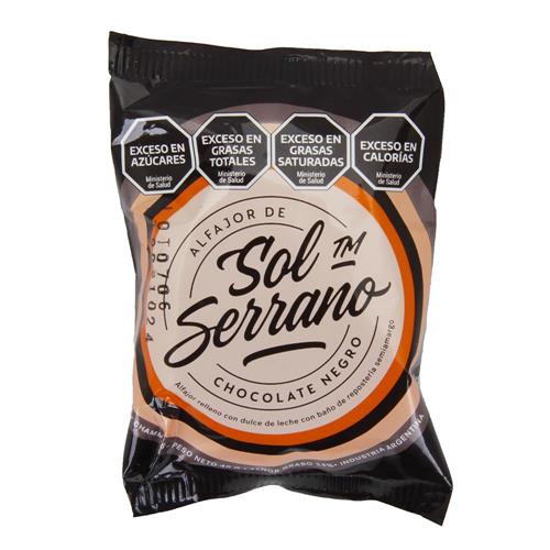 Alfajor Chocolate Sol Serrano Fwp 40 Grm