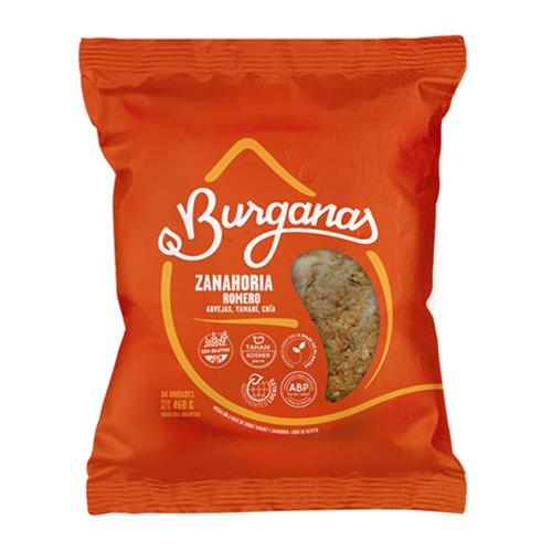 Medallones Zanahoria Y Romero Burganas Paq 460 Grm
