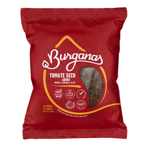 Medallones Tomate Seco Y Aduki Burganas Paq 460 Grm