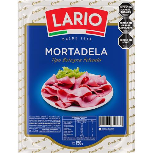 Mortadela Feteado Lario X 150 Grm