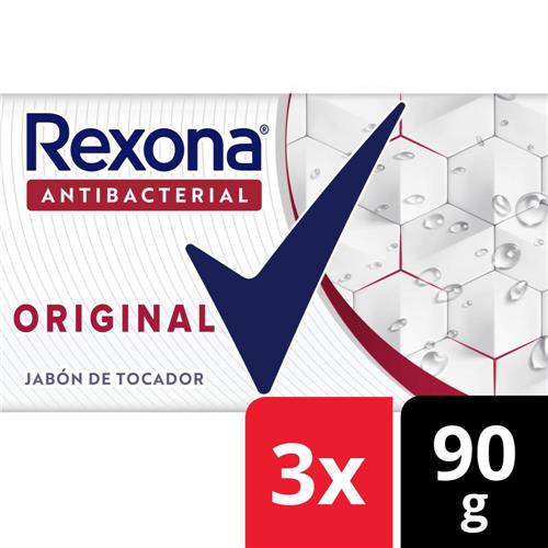 Jabon En Barra REXONA Original Multipack 3x90 G