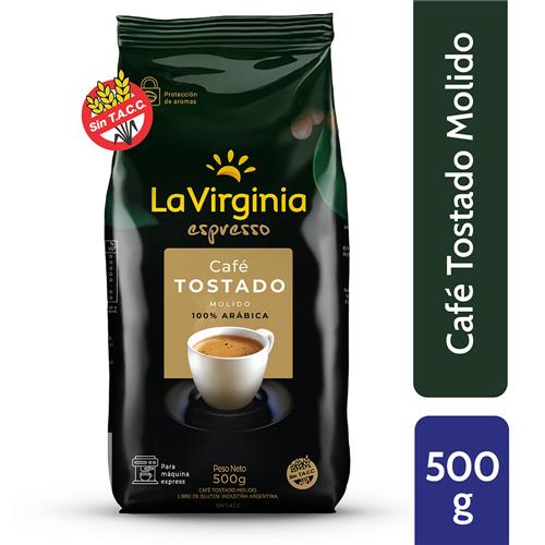 Cafe Molido Tostado Espresso LA VIRGINIA 500g