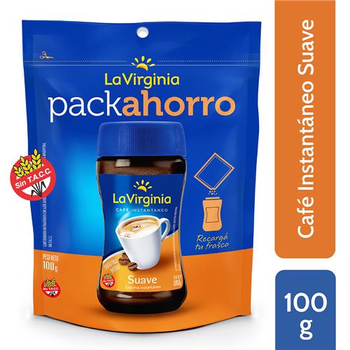 Cafe Instantaneo Suave La Virginia Doy 100 Grm